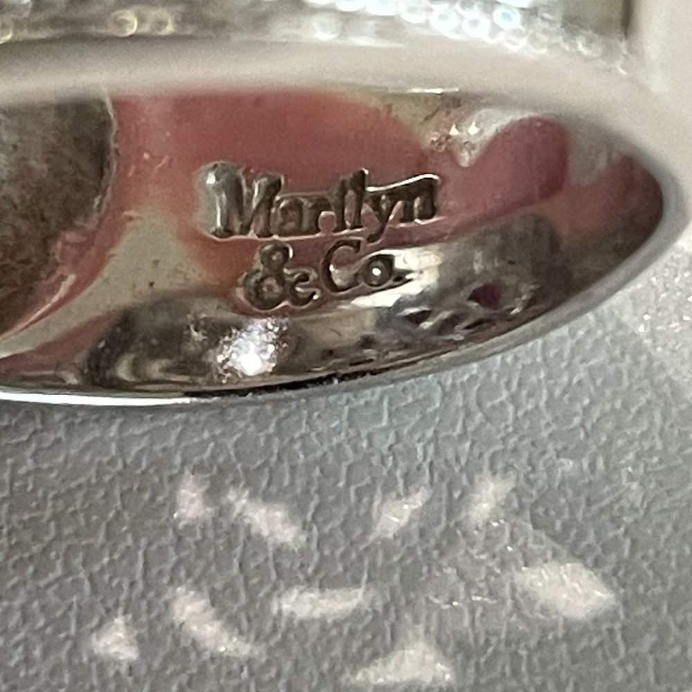 Marilyn & Co. Sterling Silver Filigree Ring - Picture 7 of 8